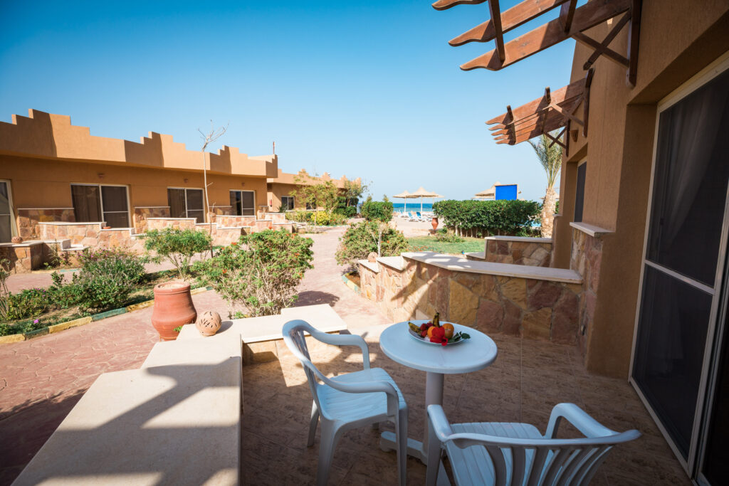twin bed room - garden view - silver beach boutique hotel elquseir